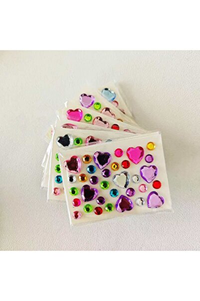 Choice 10 pieces of love 10 style wholesale colorful diamond mini sticker acc...