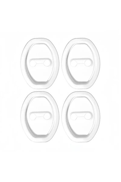 Choice WHITE 4pcs 4PCS Car Door Lock Rubber Protective Cover Shock Absorbing ...