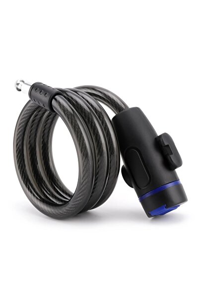 Choice Lock-free frame Bike Cable Lock with 2 Keys - Anti-Theft Steel Wire Se...