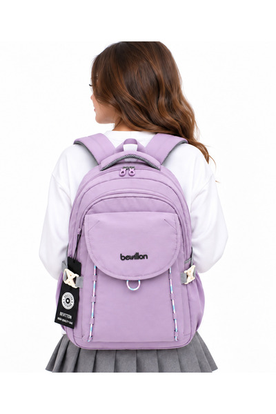 ÇantaExpress Αδιάβροχη υφασμάτινη σχολική τσάντα Unisex Daily School Backpack...