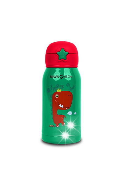 Nava Cană termică 500 ml VERDE pentru copii We Care