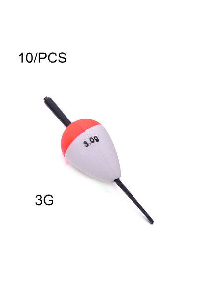 Choice 3G 10Pcs Fishing Float Foam Fish Floats Drift Big Belly Drifts Long Ca...