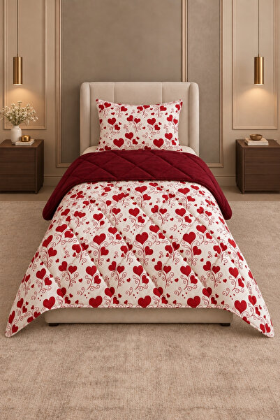 Almira Prime |   Double-Sided Single Wellsoft Quilt Set |   155 X 215 cm |   ...