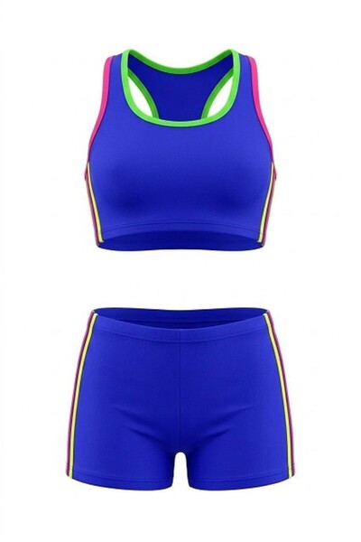 Endeep 218426 Girls' Shorts Swimsuit