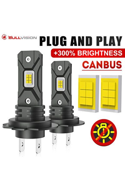 Choice H7 6000K Cold White 2PCS H7 Led Canbus Light 30000LM CPS 5570 1:1 Mini...