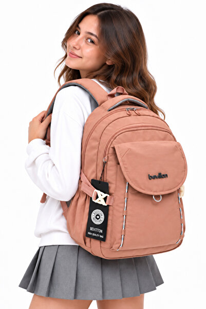ÇantaExpress Water Resistant Fabric Daily Travel Backpack Unisex School Backp...