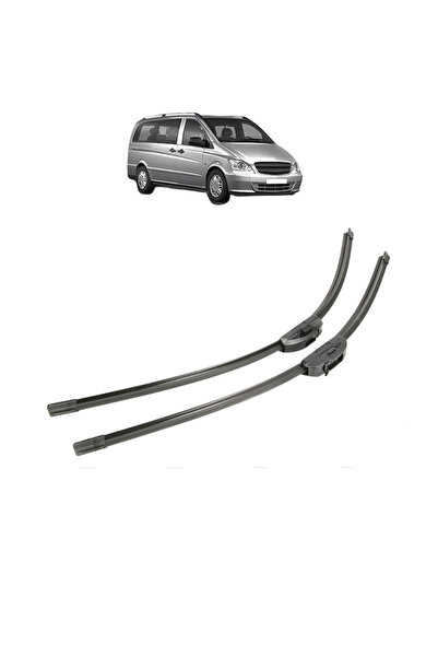 Bosch Σετ 2 υαλοκαθαριστήρων για MERCEDES-BENZ VITO Bus (W639) 2003-2014, παρ...
