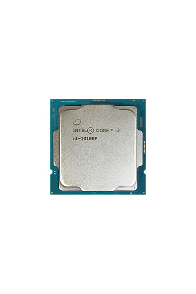 Intel i3-10100F 4 Core, 3.60Ghz, 6Mb, 65W, LGA1200,10.Nesil, Tray, (Dahili Grafik YOK, Fan YOK)