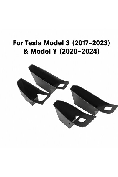 Choice 4PCS 21-24 M3Y Door Handle Storage Box for Tesla Model 3 Y YL Juniper ...