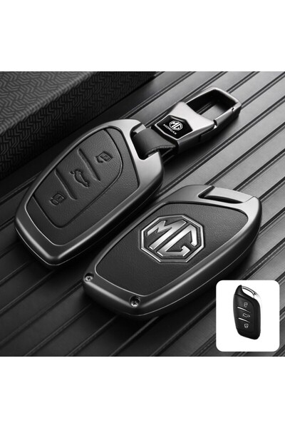Choice Style A Set 2 Black Car Key Cover For MG Zinc Alloy Full Protection Sh...