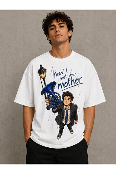How I Met Your Mother Ted Baskılı Oversize Unisex T-shirt