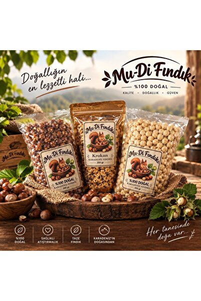 Genel Markalar GİRESUN Krokan 200 gr kavrulmuş gr 500 naturel 500 gr