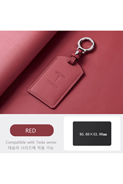 TESLA red-1 For Model Y Juniper Model 3 S X Highland Interior Key Covers Key ...