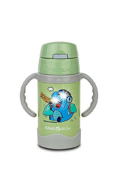 Nava Cană termică pentru copii 300 ml verde We Care