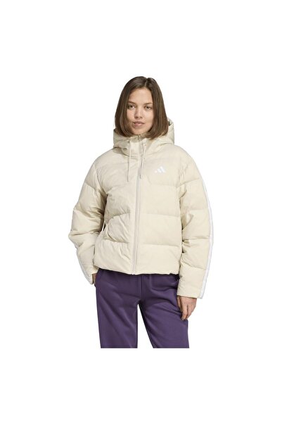 adidas Γυναικεία Απαραίτητα Climawarm Φουσκωτό Πουπουλένιο Μπουφάν με Κουκούλ...