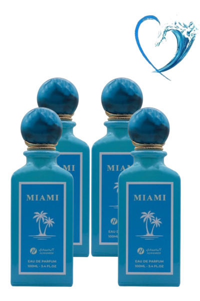 ALHAMIDI 4 Pieces Miami Perfume 100 ML