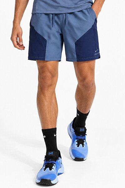 Nike Pro Dri Fit ADV 6 Mens Training Short Blue Erkek Antreman Şortu Mavi