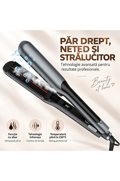 Ardette Placa pentru Par cu Abur si Incalzire cu Infrarosu, 230°C, Indreapta ...