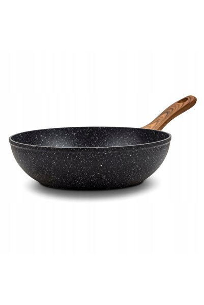 Nava Tigaie WOK din granit 28 cm