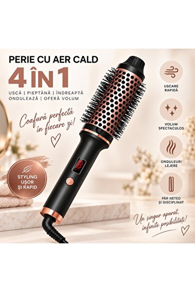 Ardette Perie electrica pentru volum cu aer cald pentru coafat parul, uscare,...