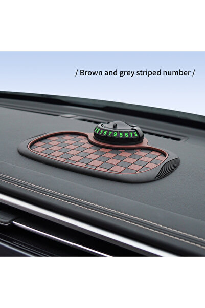 Choice Brown Multifunction Car Anti-Slip Mat Auto Phone Holder Car Dashboard ...