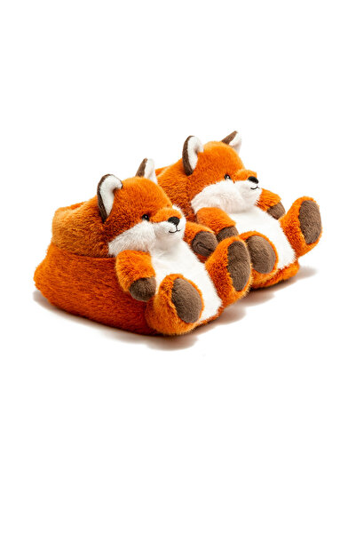 Twigy Fox Kadın, Garson Boy Hayvanlı Panduf Turuncu 36/41