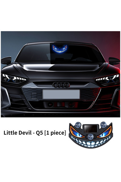Choice Q5 ضوء LED ديناميكي جديد وشعبي بتصميم عين الشيطان، يعمل بالطاقة الشمسي...