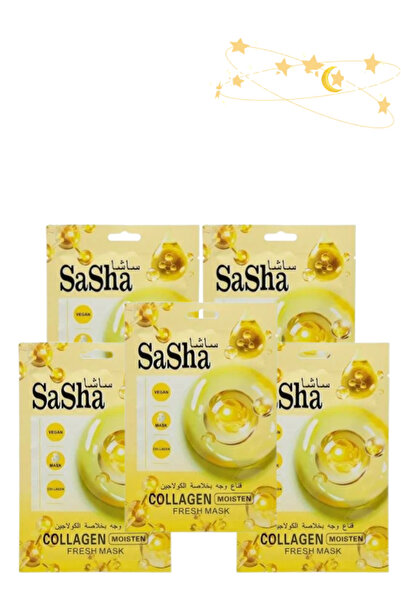 SASHA 5 قطع من قناع الكولاجين المنعش