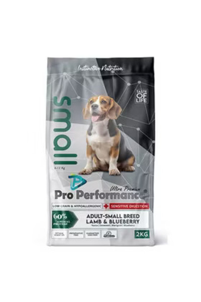 Pro Performance Kuzulu & Yaban Mersinli Küçük Irk Yetişkin Köpek Maması 2 Kg