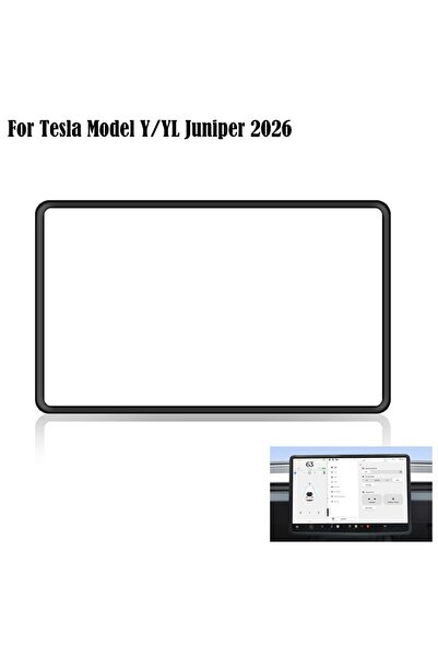 Choice Black For Tesla 2026 Model Y YL Silicone Touch Screen Cover Juniper An...