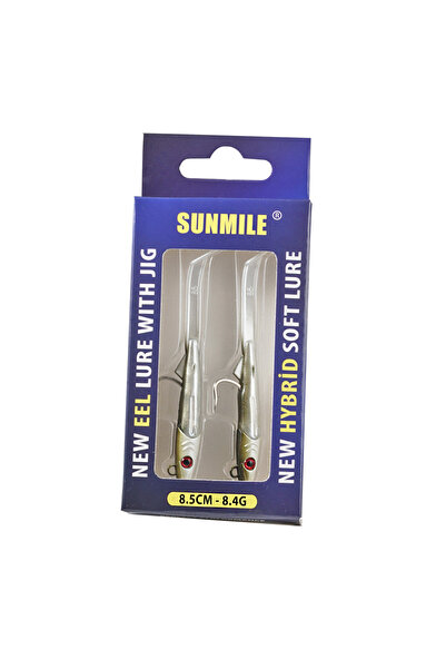 Choice طعم صيد سمك الأنقليس SUNMILE بطول 8.5 سم ووزن 8.4 جرام، لون 04، طعم هج...