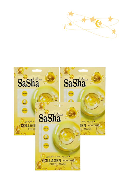 SASHA 3 Pieces Collagen Fresh Mask