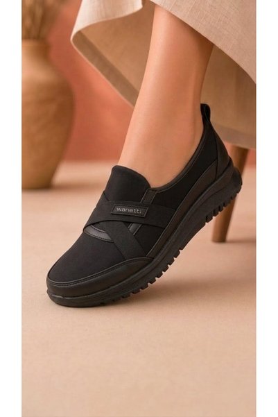 Shubuu Women's Rubber Detailed Orthopedic Daily Mother Shoes 312