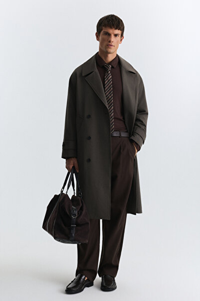 Antioch Uzun Relaxed Fit Trençkot