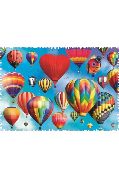 Trefl PUZZLE 600 FORME EXTRĂGĂNEȘTI BĂLĂUNȚI COLORATE 11112