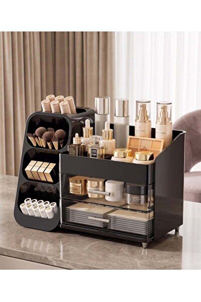 Generic Makeup Organizer Drawer, Large Capacity Cosmetic Storage Box for Vani...