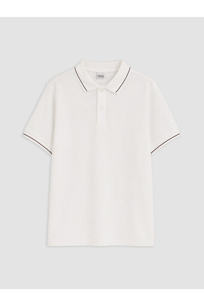 LC Waikiki Men's T-Shirt with a Turn-Down Roba Collar for Style Enthusiasts f...
