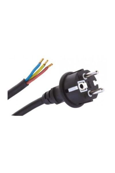 POLMARK Conector cablu, mufă dreaptă, rotundă, 3x1,5, 3m - E00000-03059