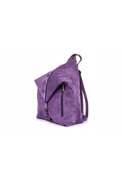 Beltimore Rucsac elegant de damă, italian, din piele întoarsă A4 W14
