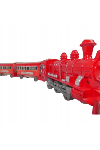 Trifox Locomotivă cu 2 vagoane 56 x 6 x 10 cm într-o cupolă de sticlă A-1505