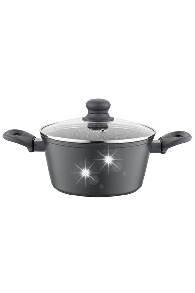 FLORINA Tigaie Virgo 16 cm 1,3L din aluminiu neagră mică