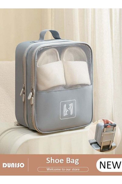 Generic Shoe Bag for Travel Holds 4 Pair of Shoes, Shoe Organizer Storage Pou...