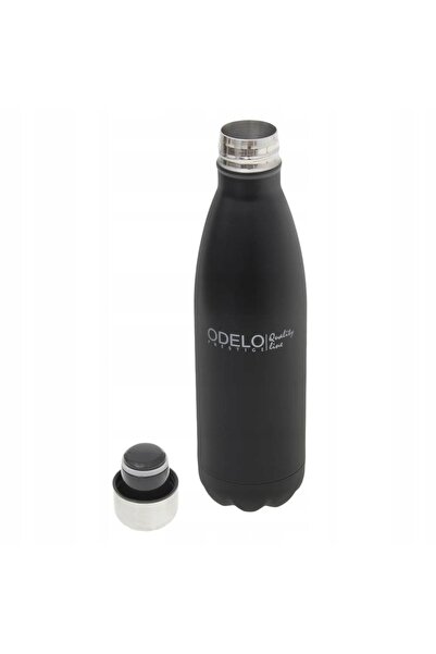 Odelo Termos negru mat din oțel termoizolant 750ml cafea ceai turism