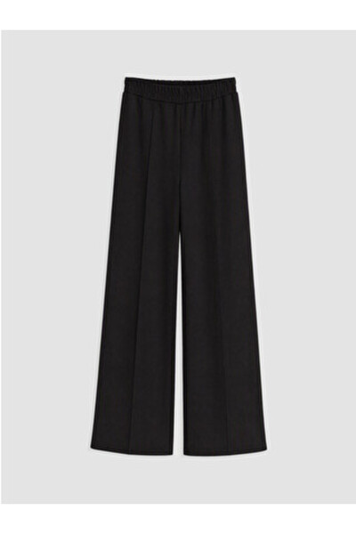 LC Waikiki Black Girls Wide Leg Sweatpants