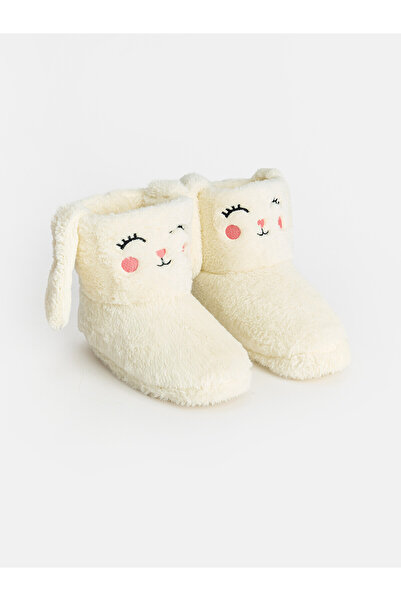 LC Waikiki Nevavm Lcw Steps Ecru Girls' Slippers with a Difference