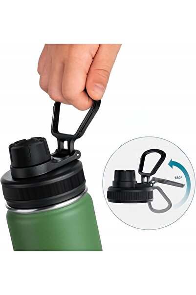 X24MODA Termos pentru bebeluși 0,47L verde INOX