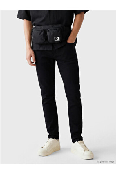 LC Waikiki Black 760 Skinny Fit Men's Jean Trousers
