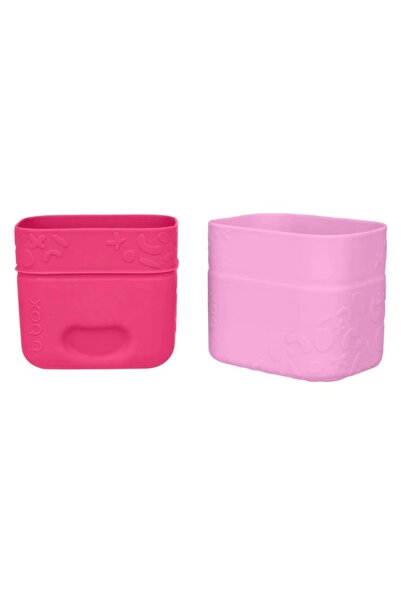 b.box Recipiente din silicon pentru gustări, pentru cutia de prânz, 2 bucăți ...