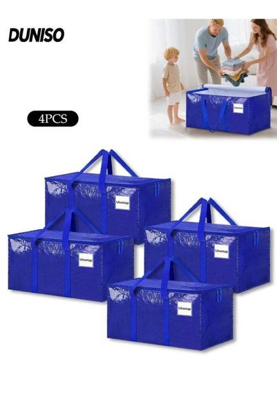 Generic Storage Bins with Lids, Extra Large Moving Bags,Heavy Duty Oversize L...
