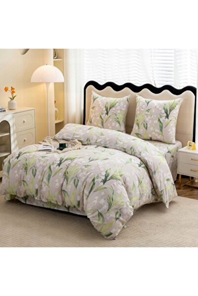 Cotton World Set lenjerie de pat 200x220 Pernă 70x80 ANTONIO Fermoar Două pie...